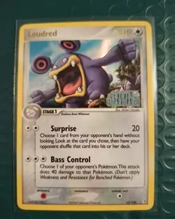 Loudred 23/100 Crystal Guardians Reverse Holo Pokemon TCG - Image 1