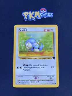 Pokemon TCG Dratini Team Rocket 53/82 Regular LP. - Image 1