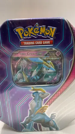 Pokemon TCG - Paradox Destinies Tin - Iron crown ex - Image 2