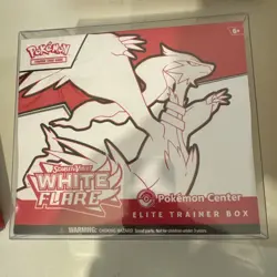 Pokemon Center White Flare Elite Trainer Box ETB Brand New ✅ in plastic case - Image 1