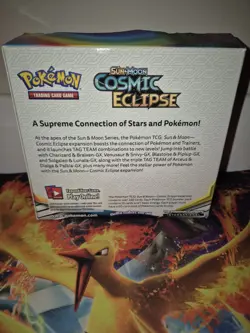Pokemon Empty Cosmic Eclipse Booster Box Display - Image 2