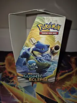 Pokemon Empty Cosmic Eclipse Booster Box Display - Image 4