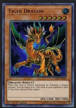 Yugioh Tiger Dragon LCKC-EN069 Ultra Rare 1st Ed - NM - Image 1