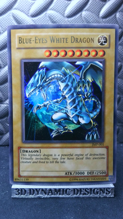 | Yugioh Blue-Eyes White Dragon JMP-001 Ultra Rare Shonen Jump Promo LP/MP 🔥 | - Image 1