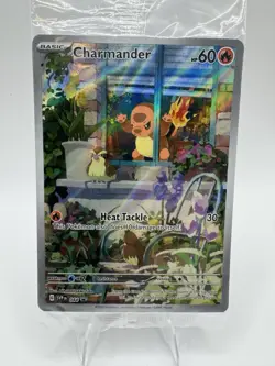 SEALED Charmander (Pokemon Center Exclusive) 044 Sv: Scarlet & Violet Holo - Image 1