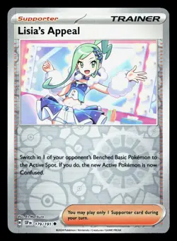 Lisia's Appeal 179/191 Surging Sparks NM Reverse Holo Pokemon Card TCG - Image 1