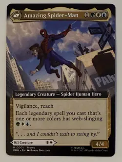NYCC 2025 MAGIC THE GATHERING SPIDER-MAN COMIC PROMO CARD 5x WELCOME DECK MTG - Image 5