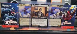 MAGIC THE GATHERING NYCC 2025 SPIDER-MAN WELCOME DECK SET OF 2 WITH 3 PROMO CARD - Image 1
