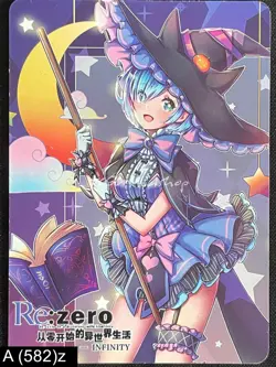 🔥 A 582 Rem Re:Zero Goddess Story Anime Waifu Card ACG 🔥 - Image 2