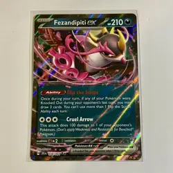 Fezandipiti ex 38/64 Ultra Rare Shrouded Fable NM Pokemon TCG Card -fezandipity - Image 1