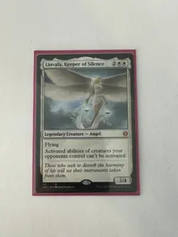 Linvala, Keeper of Silence, MTG and Blightstep Pathway #252 Foil Kaldheim Mtg - Image 1