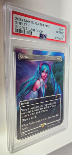 MTG Magic the Gathering - Hatsune Miku Secret Lair Drop R 1587 Shelter - PSA 10 - Image 3