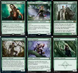 Custom Commander Deck*** Ezuri, Renegade Leader - Aggro Elves - EDH Magic Elf NM - Image 1