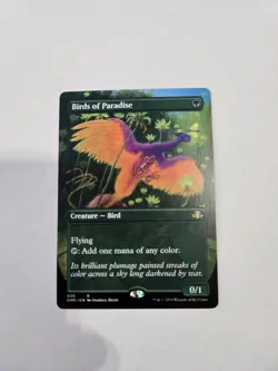 Birds of Paradise (Borderless) Dominaria Remastered Regular Rare. 439 - Image 1