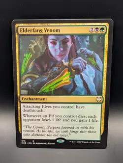 MTG - Elderfang Venom - Enchantment - KHC #15 - Rare - Image 1