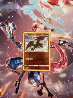 Pokemon TCG Radiant Charizard Crown Zenith 020/159 Lp Condition - Image 1