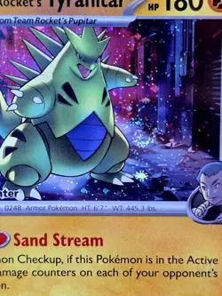 2025 Pokemon Dri En Rocket's Tyranitar Pokemon Center Exclusive #096 psa 10 - Image 4