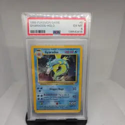 GYARADOS HOLO PSA 6 1999 POKEMON BASE SET 6/102 Vintage Rare - Image 1