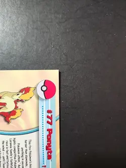 2000 TOPPS CHROME Pokemon Rare Foil #77 PONYTA TV Animation Edition - Image 5