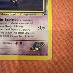 Pokemon Gym Heroes Sabrina's Haunter 58/132 (LP) - Image 4