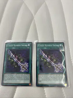 2x Yu-Gi-Oh! Cursed Bamboo Sword Common 1st Lp - Image 1