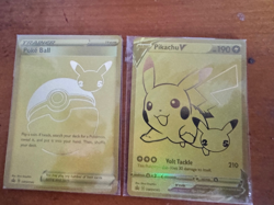 Pokemon Celebrations Pikachu V & PokeBall Gold Promos SEALED SWSH 145 & 146 - Image 1