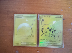 Pokemon Celebrations Pikachu V & PokeBall Gold Promos SEALED SWSH 145 & 146 - Image 3