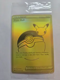 Pikachu v Gold and Pokeball SWSH145/SWSH146 Pokemon TCG Celebrations Sealed!! - Image 5