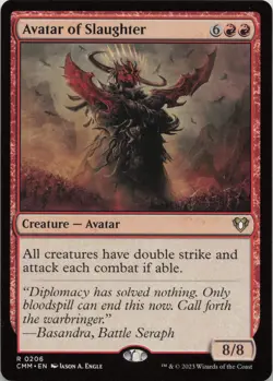 Avatar of Slaughter R Commander Masters 206 LP MTG - Image 1