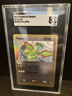 2003 Pokemon ex Dragon #4 Flygon Reverse Holofoil SGC Graded Mint! - Image 1