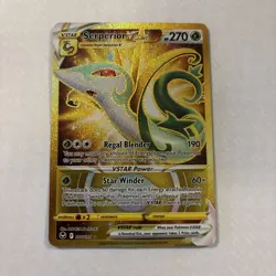 Serperior VSTAR 210/195 Silver Tempest Secret Rare Pokemon Card - Image 1