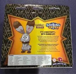Pokemon TCG Shining Fates Mad Party Pin Collections Box Bunnelby Factory Sealed - Image 2
