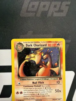 Pokemon Dark Charizard Holo 4/82 Team Rocket Set MP-HP+ See Photos - Image 3