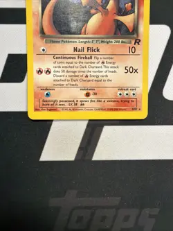 Pokemon Dark Charizard Holo 4/82 Team Rocket Set MP-HP+ See Photos - Image 4