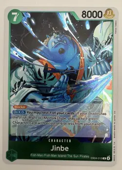 Jinbe EB04-015 Rare | One Piece: The Azure Sea's Seven - Foil NM - Image 1