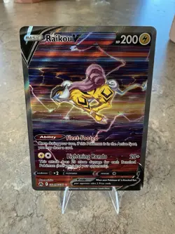 Pokemon TCG Raikou v Crown Zenith: Galarian Gallery Holo Ultra Rare Card #GG41 - Image 1