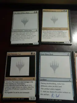 Magic: The GATHERING 11 Gavin Verhey Unknown Event Playtest CardS - Image 2
