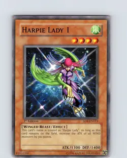Yu-Gi-Oh TCG Harpie Lady 1 SD8-EN013 1st Edition Regular Common Card LP-NM - Image 1