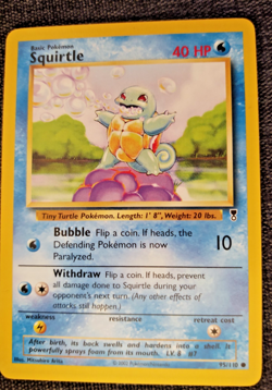 Squirtle (95/110) - Lightly Played​​ Pokemon Base Card - Image 1