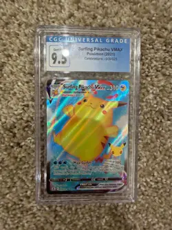 Graded slab pokemon card lot collection, mew, pikachu. CGC graded - Image 3