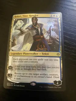 Teferi, Time Raveler War of the Spark Foil Lightly Played Mtg Card - Image 1