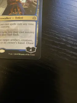 Teferi, Time Raveler War of the Spark Foil Lightly Played Mtg Card - Image 2