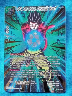 Dragonball Super Cards - SS4 Son Gohan, Prismatic Burst - EX19-33 - Near Mint! - Image 1