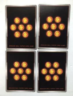 Lot of 4 NM 2021 Spec Anniversary Set Foil card Dragon Ball Super card game ccg - Image 2