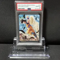 PSA 10 Dragon Ball Japanese Itajaga Plastic Card Son Goku & Kaio Secret Engel - Image 3