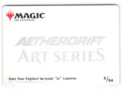 MTG Start Your Engines! Art Card 5 ASDFT Normal NM - Image 2