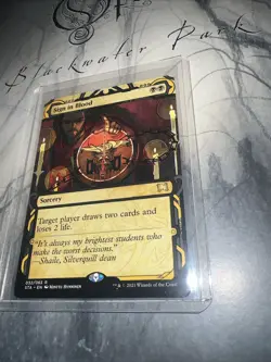 MTG Sign in Blood Full Art Strixhaven Mystical Archives STA NM/M Magic - Image 2