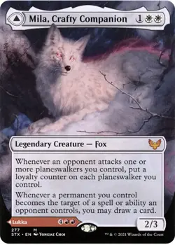 MTG Mila, Crafty Companion (Borderless) - Strixhaven: School of Mages NM/M - Image 1