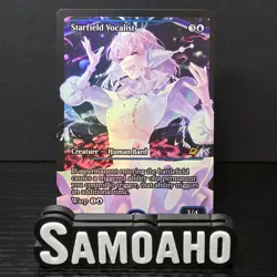 MTG Edge of Eternities Starfield Vocalist (Showcase - Foil) 0359 - Image 1