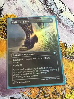 Swiftfoot Boots *** Borderless *** - MTG FDN Foundations - NM/MINT Foil - Image 3